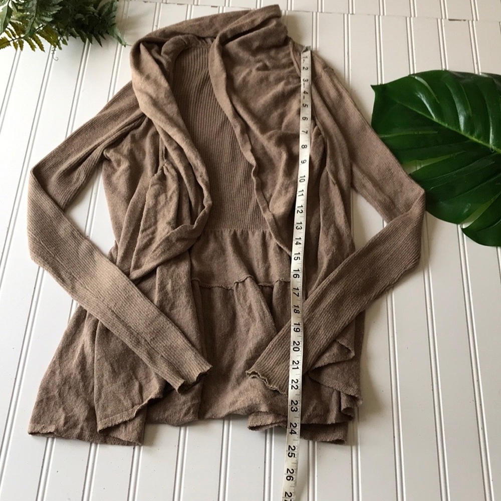 Anthropologie tan brown Guinevere cardigan sweater - Picture 4 of 7